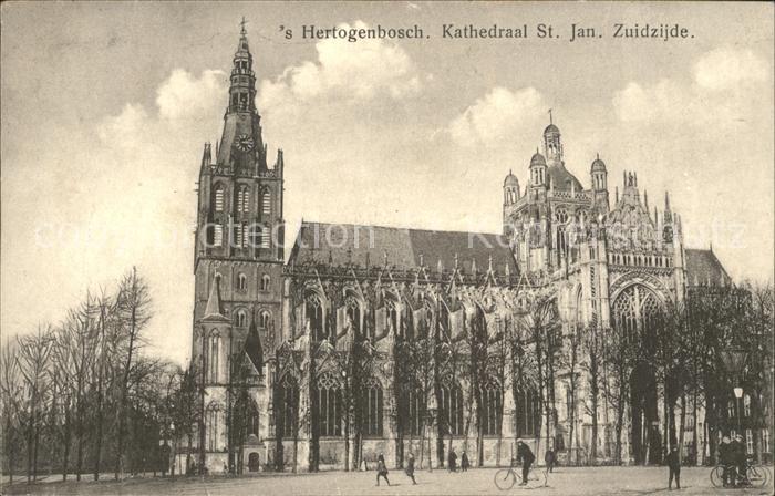 Zuidzijde Hertogenbosch Kathedraal St. Jan