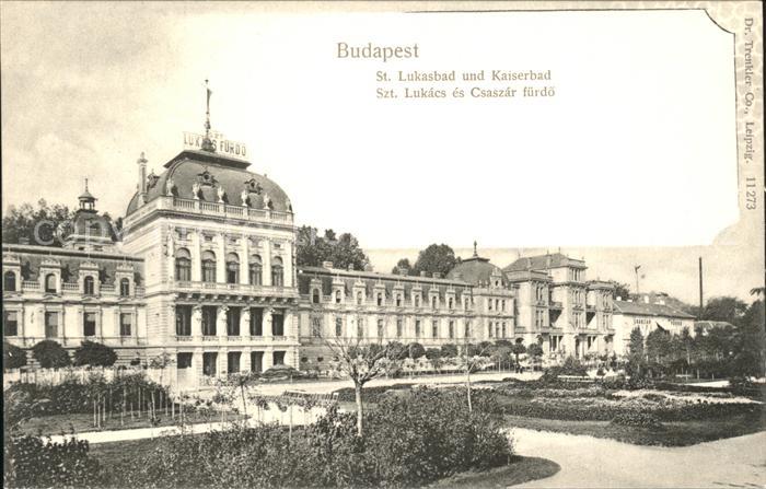 Budapest Kaiserbad uns St. Lukasbad