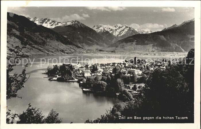 Zell See gegen Hohe Tauern