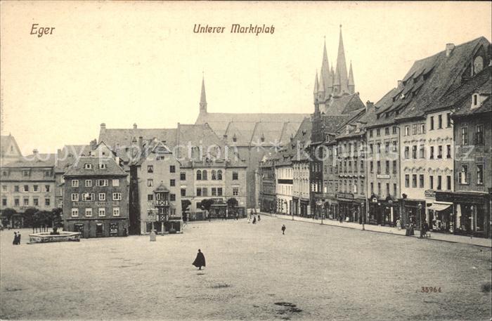 Eger Cheb Tschechien Unterer Marktplatz