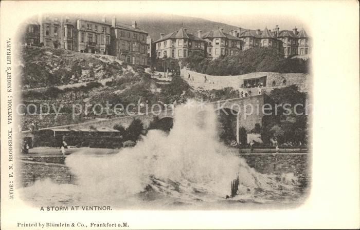 Ventnor Isle of Wight bei Sturm