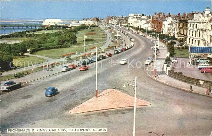 Southport UK Promenade and Kings Gardens
