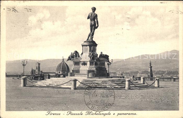 Firenze Florenz Piazzale Michelangelo