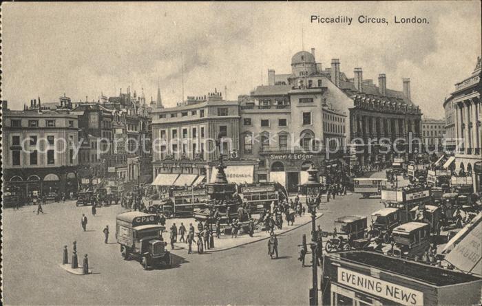 London Piccadilly Circus Busse Autos