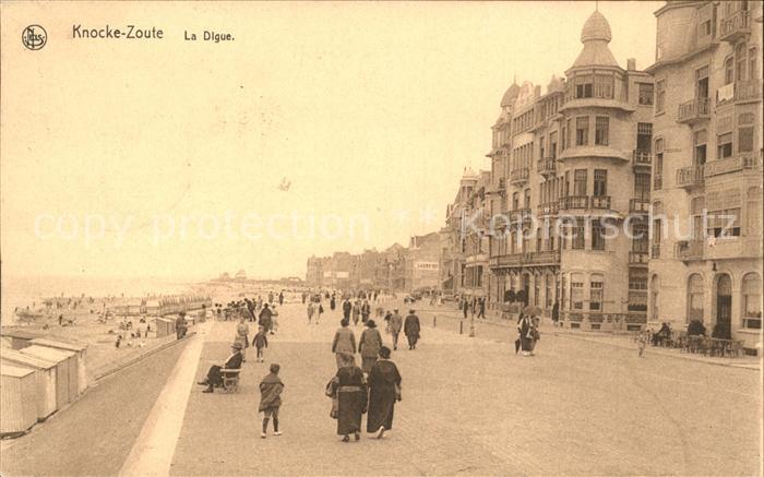 Knocke Zoute La Dique Strandpromenade