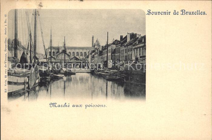Bruxelles Bruessel Marche aux Poissons
