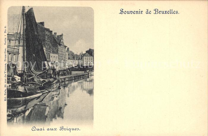 Bruxelles Bruessel Quai aux Briques