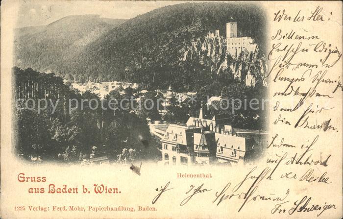 Baden Wien Helenenthal