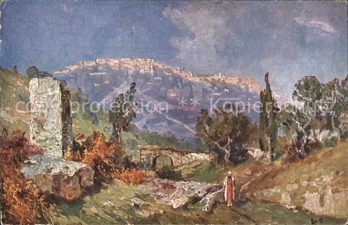 Bethlehem Yerushalayim Kuenstlerkarte