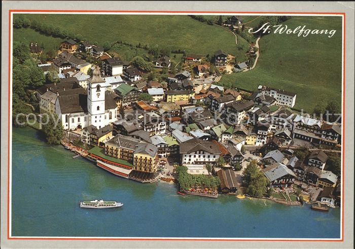 St Wolfgang Salzkammergut Fliegeraufnahme