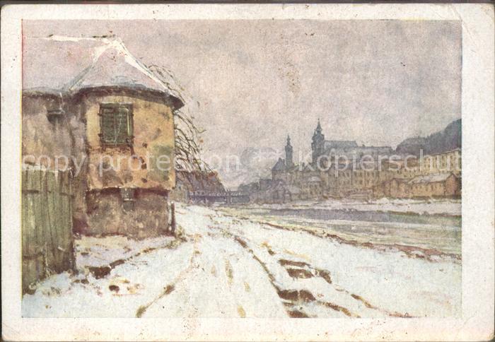 Steyr Enns Oberoesterreich an der Enns Kuenstlerkarte