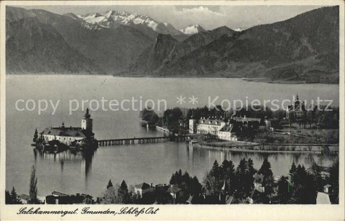 Gmunden Salzkammergut Schloss Ort