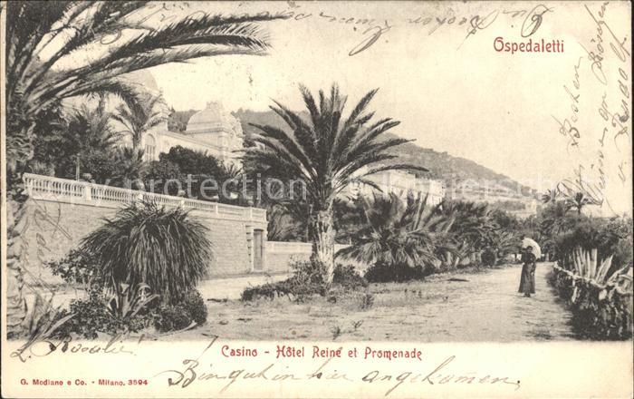 Ospedaletti Casino Hotel Reine Promenade