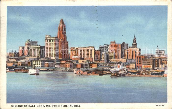 Baltimore Maryland Skyline