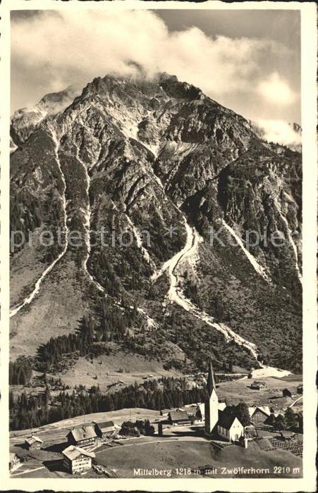Mittelberg Vorarlberg Zwoelferhorn