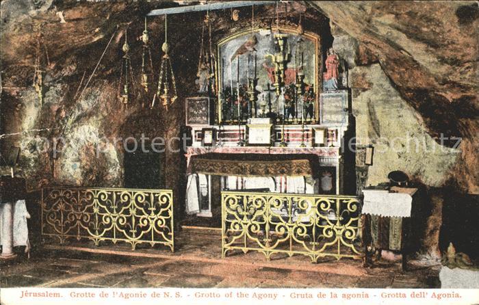 Jerusalem Yerushalayim Grotte Agonie