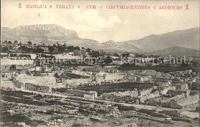 Griechenland Greece Basilica Vrbana Cum Circumiacentibus