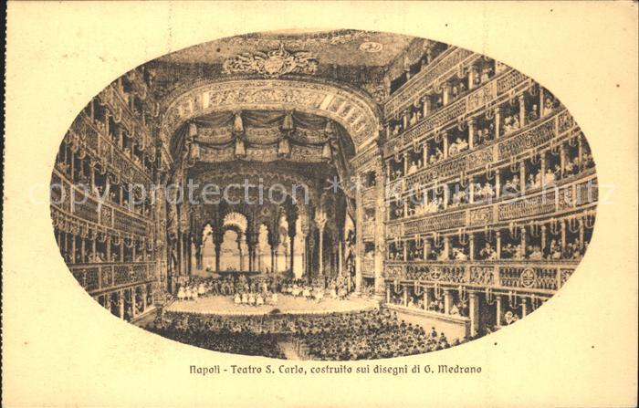 Napoli Neapel Teatro S Carlo