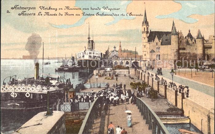 Antwerpen Anvers Vlotbrug Museum Wapen