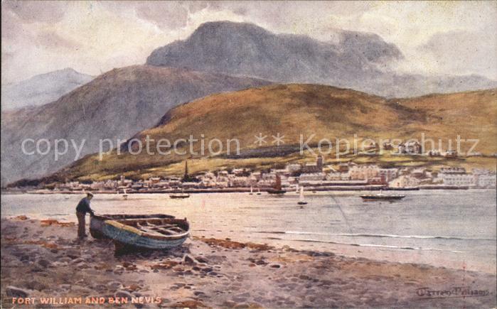 Fort William Lochaber Ben Nevis Kuenstlerkarte