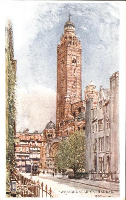 London Westminster Cathedral Kuenstlerkarte