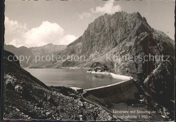 Luenersee Vorarlberg Staumauer Douglashuette