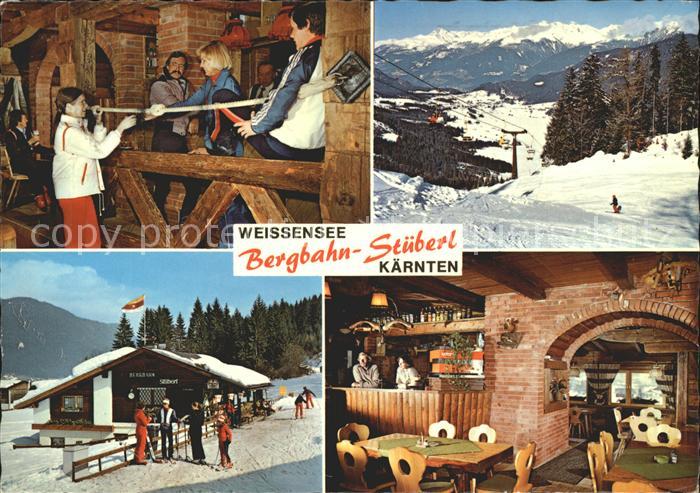 Weissensee Kaernten Bergbahn Stueberl Details