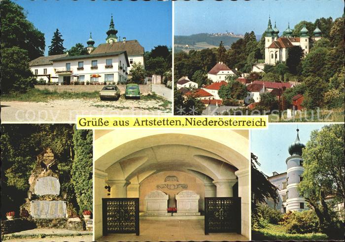 Artstetten-Poebring Schloss Pension Artstetten maria Taferl Kriegerdenkmal Grabm