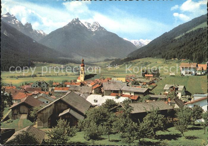 Fulpmes Tirol mit Pinnistal und Stubaier Gletscher