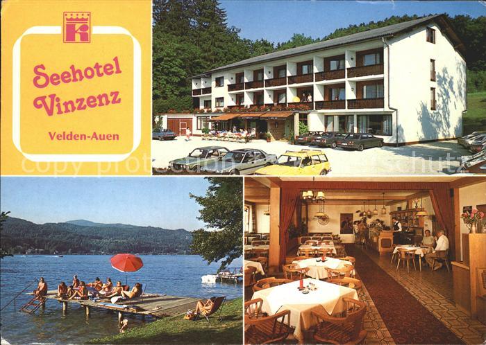 Velden Woerthersee Seehotel Vinzenz Gastraum Strandpartie