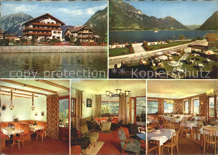 Pertisau Achensee am Achensee Strand Hotel Gastraeume Panorama