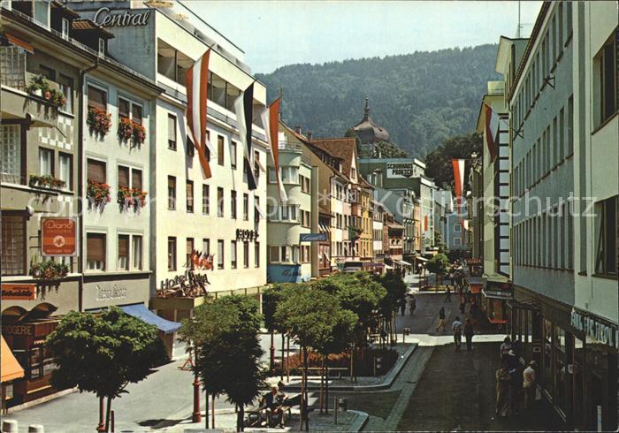 Bregenz Vorarlberg Kaiserstrasse Fussgängerzone