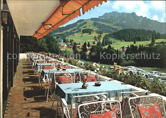 Jungholz Tirol Kur und Sporthotel Tirol Terrasse