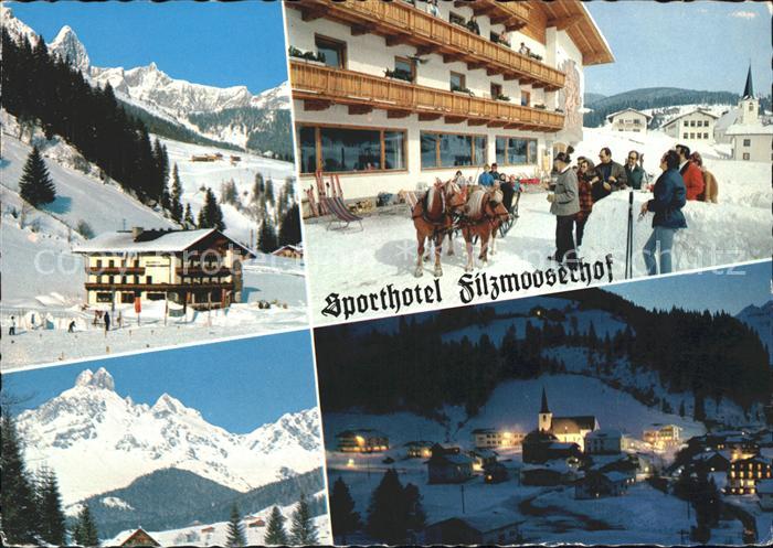 Filzmoos Sporthotel Filzmooserhof Pferdeschlitte