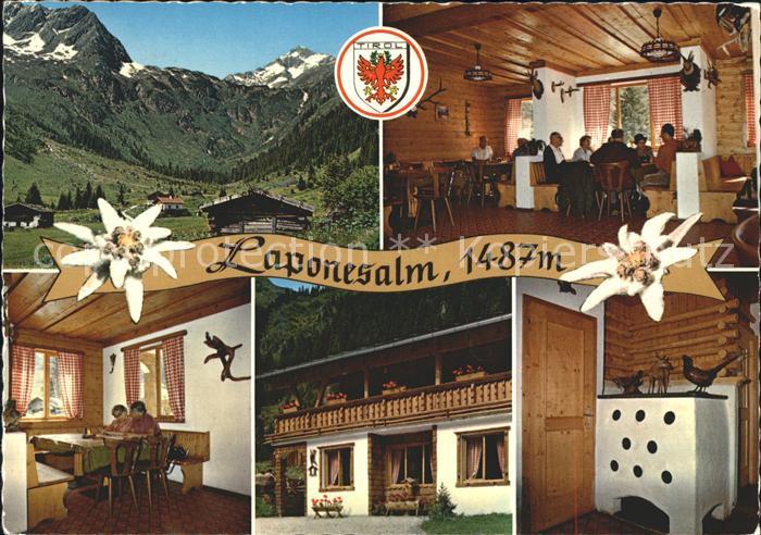Gschnitz Tirol Laponesalm Gaststube Kaminzimmer