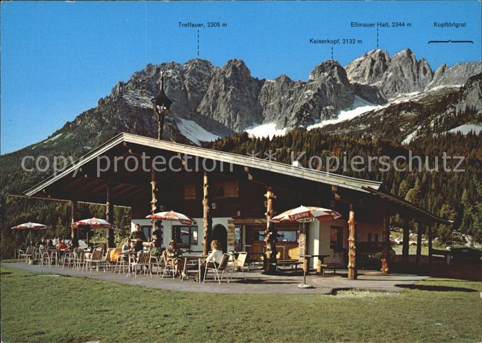 Ellmau Tirol Wochenbrunn Alm Terrasse