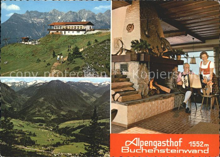 St Jakob Haus Alpengasthof Buchensteinwand Gastraum Kamin