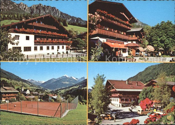 Alpbach Hotel zur Post Tennisplaetze Cafeterrasse
