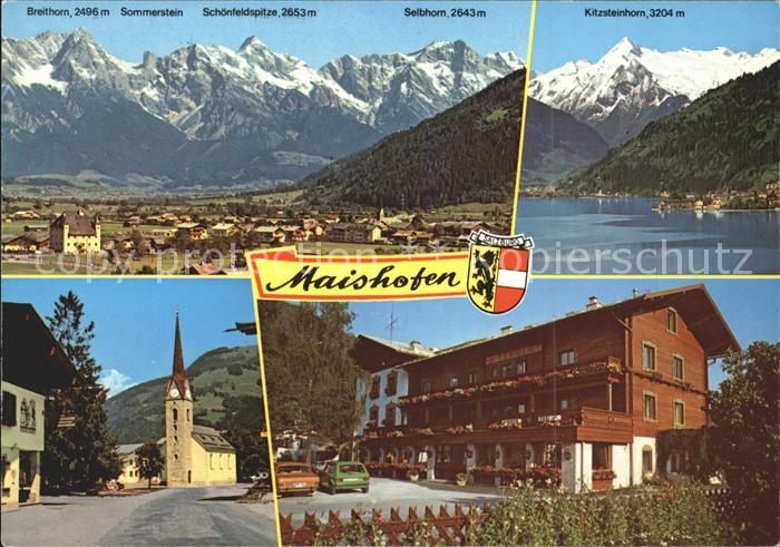 Maishofen Panorama See Dorfpartie Kirche Grossgas