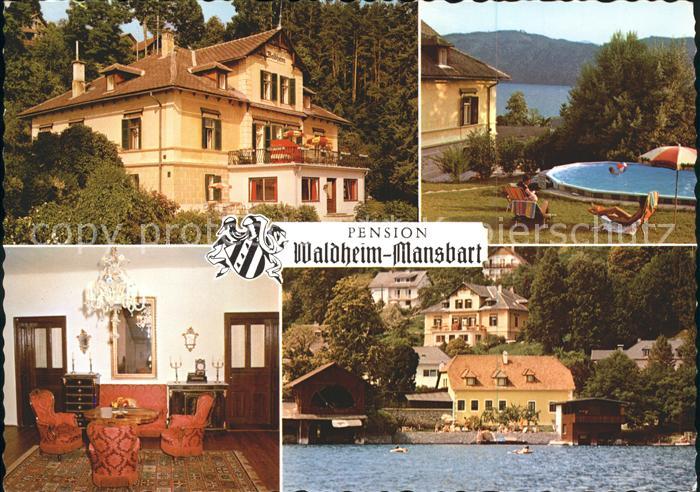 Millstatt Millstaettersee Pension Waldheim Mansbart Stube Swimmin