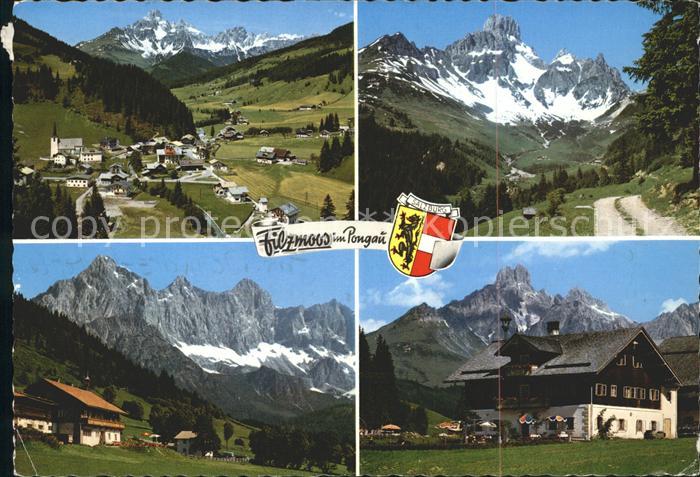 Filzmoos mit Bischofsmütze Aualm Hachau Alpengas