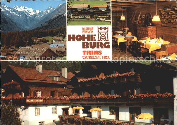 Trins Innsbruck Gasthof Pension Hohe Burg Stube