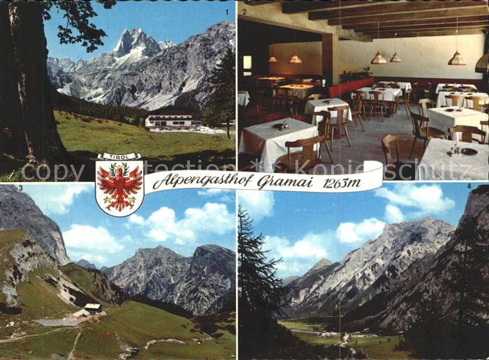 Pertisau Achensee Alpengasthof Gramai Speisesaal Hochalm Rippenspitze Rappenspit