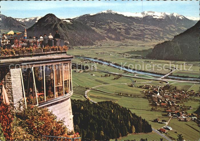 Wiesing Tirol Blick von der Kanzelkehre Inntal Autoba