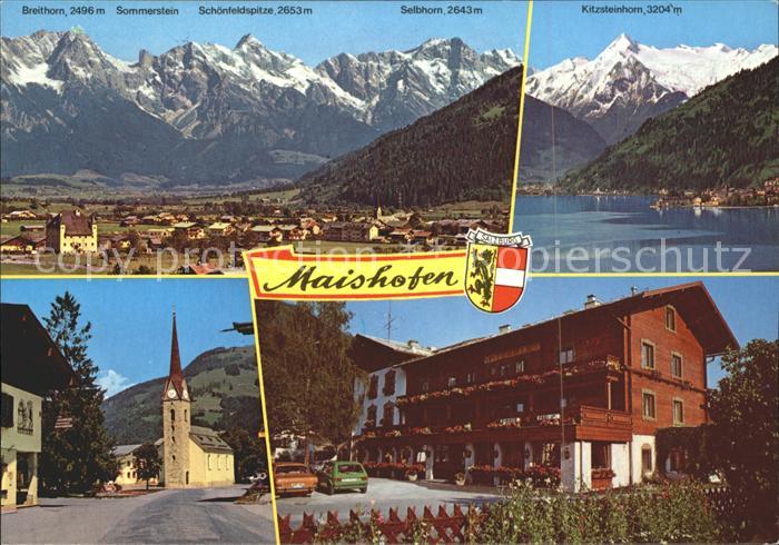 Maishofen Panorama See Kirche Grossgasthof Unterw