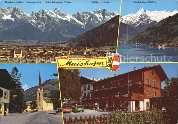 Maishofen Panorama See Kirche Grossgasthof Unterwirt