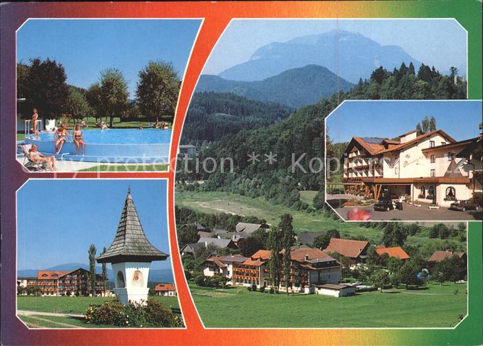 Velden Woerthersee Pachernighof Schwimmbad Bildstein Panorama