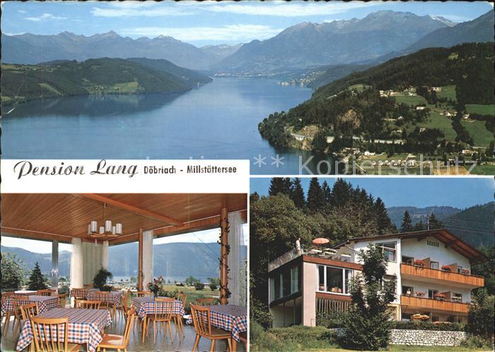 Doebriach Millstaettersee Pension Lang Gastraum