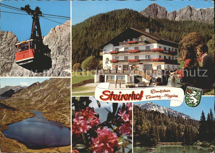Pichl Schladming Gasthof Hotel Steirerhof Seilbahn See Dachstein