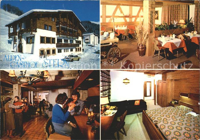 Fontanella Alpengasthof Stern Gastraum Bar Zimmer